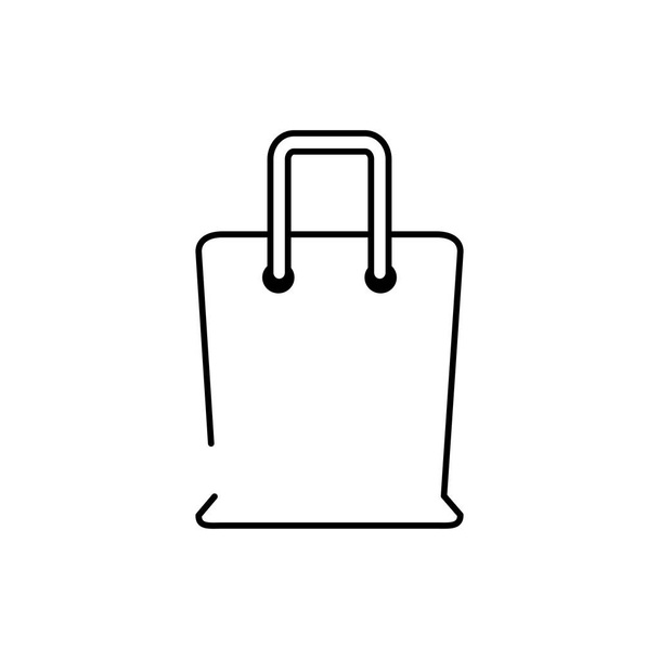 saco de compras comércio linha de entrega de carga ícone estilo
 - Vetor, Imagem
