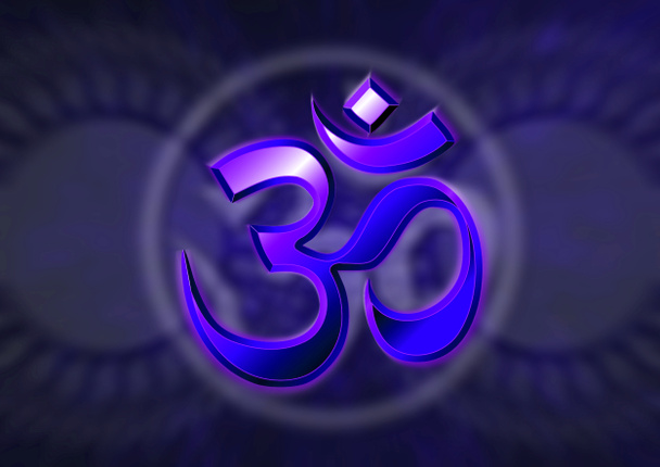 Ινδουιστικό Θεό σημάδι μοτίβο φόντο ταπετσαρία - Φωτογραφία, εικόνα