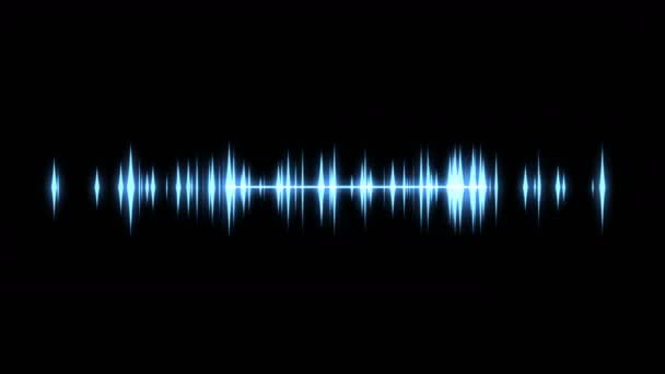 4k Sound wave rhythm energy record information background,science fiction data. - Πλάνα, βίντεο