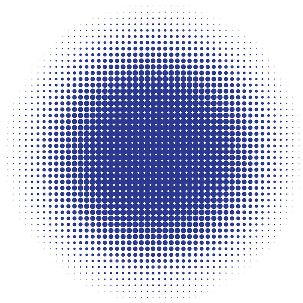 White background  with blue dots   - Vector, Image