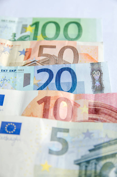 Papiergeld in euro - Foto, afbeelding