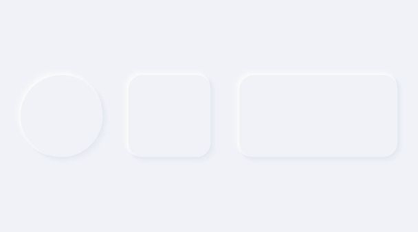 Bright white gradient buttons. Internet symbols isolated on a ba - Vektori, kuva