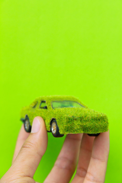 Conceito de ícone de carro Eco
 - Foto, Imagem