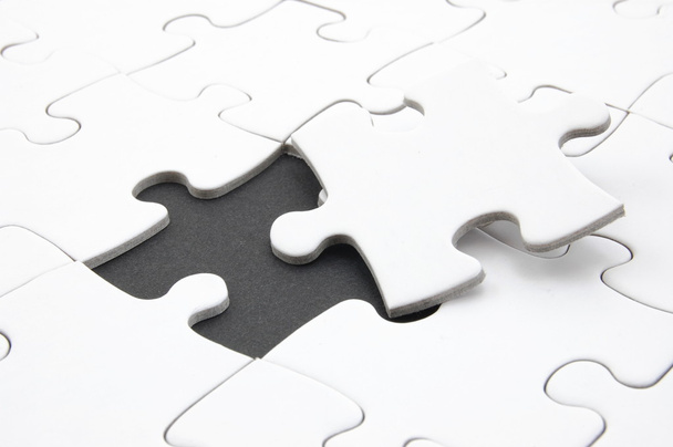 Abstract jigsaw puzzle background - Photo, Image