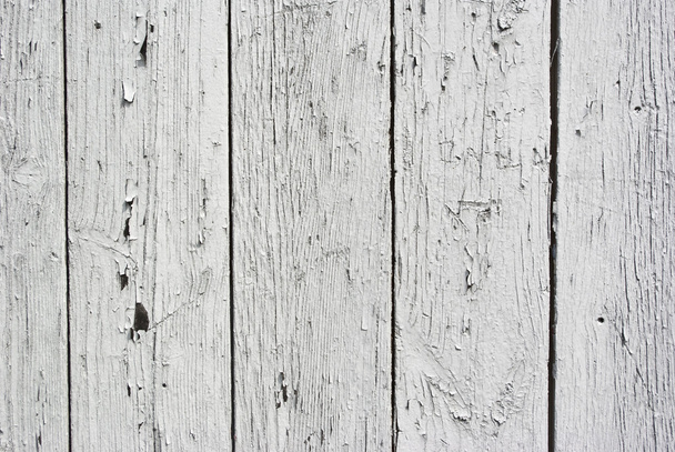 Background of weathered white painted wood - Φωτογραφία, εικόνα