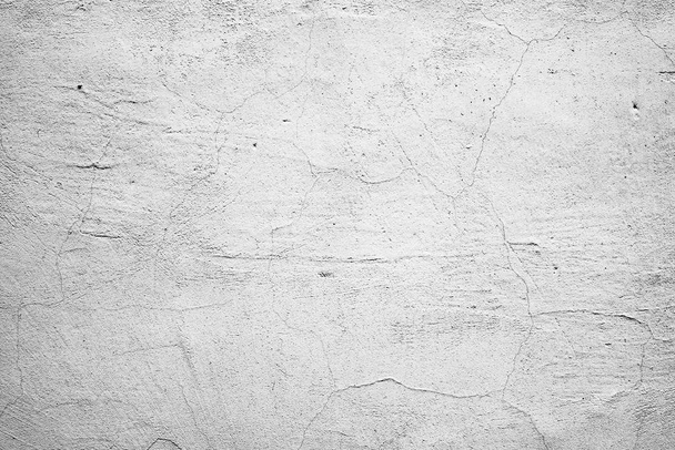Çatlakları ve çizikleri olan beton bir duvarın dokusu arka plan olarak kullanılabilir. - Fotoğraf, Görsel