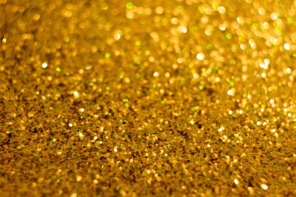 Golden glitter christmas shiny abstract background overlay - Φωτογραφία, εικόνα