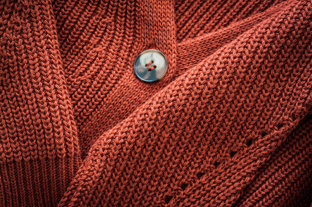 Cardigan in maglia di lana naturale
 - Foto, immagini