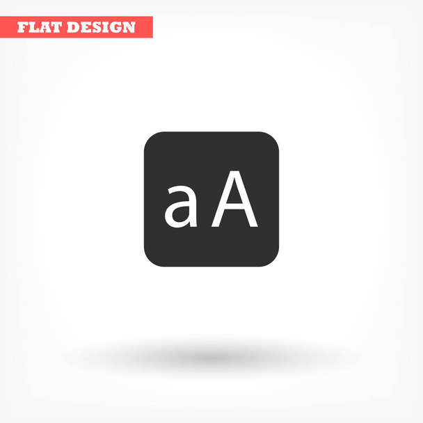 Abc vector icon, lorem ipsum Flat design - Вектор, зображення