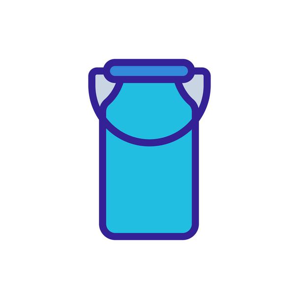 vetor ícone de leite. Isolado contorno símbolo ilustração
 - Vetor, Imagem