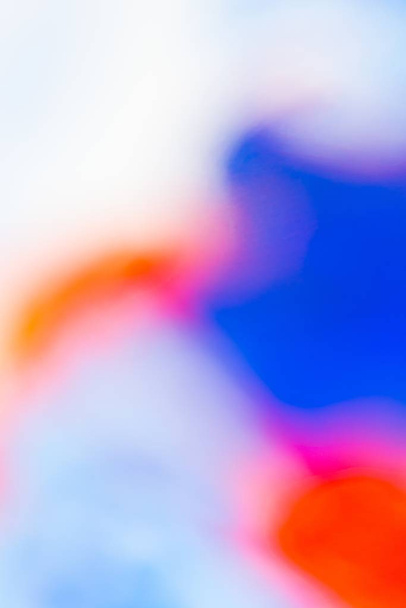 Vertical abstract illustration of soft smooth blurred orange, blue and white background colors - Фото, зображення