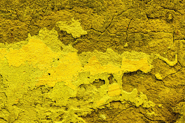 Sárga színű absztrakt fal háttér textúrák különböző árnyalatú sárga - Fotó, kép