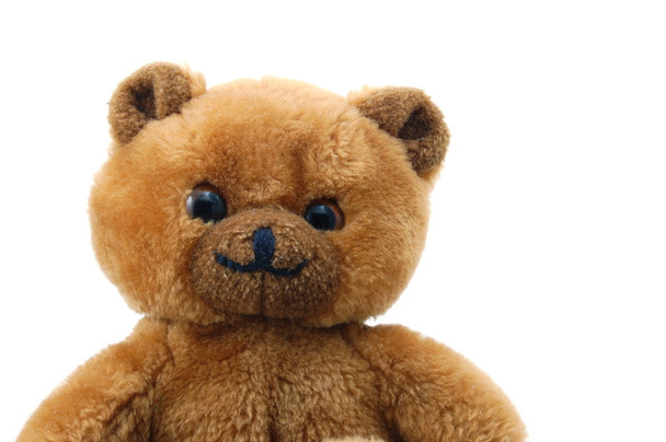 Teddybär isoliert auf weißem Hintergrund - Foto, Bild