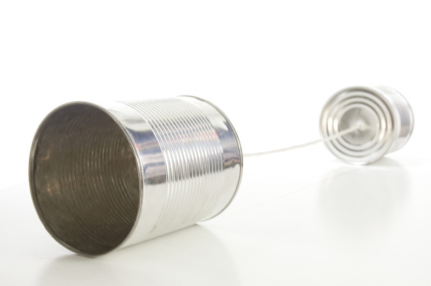 Tin or can telephone - Zdjęcie, obraz