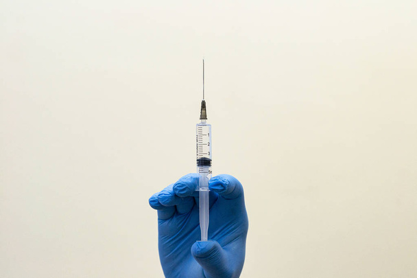 doctor holding syringe with injection - Photo, Image