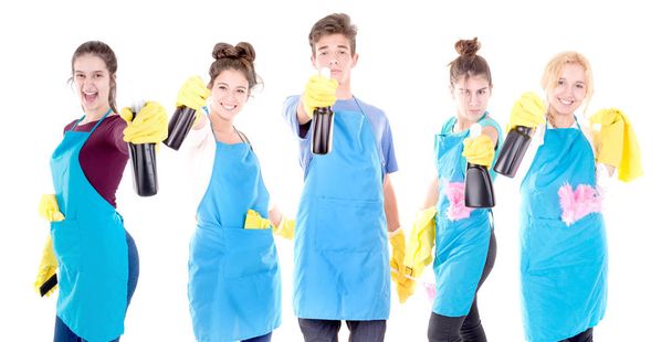 cleaning lady - 写真・画像