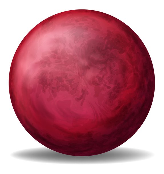ein roter Ball - Vektor, Bild