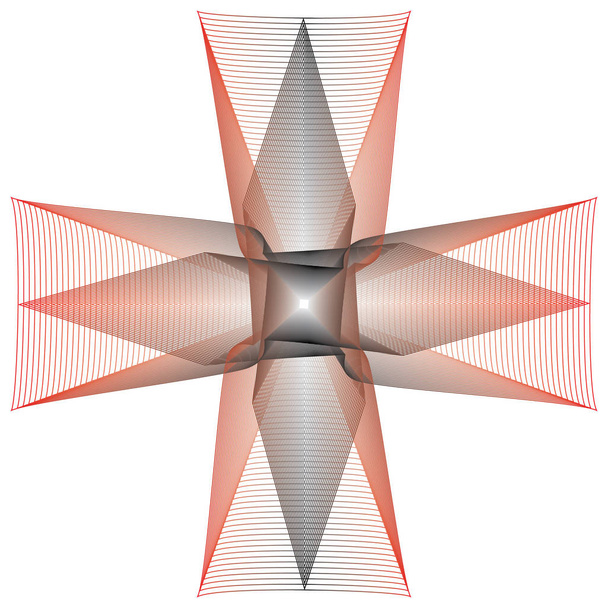 Alkuperäinen ja ainutlaatuinen geometrinen muoto merkki, pentagram riimu
 - Vektori, kuva