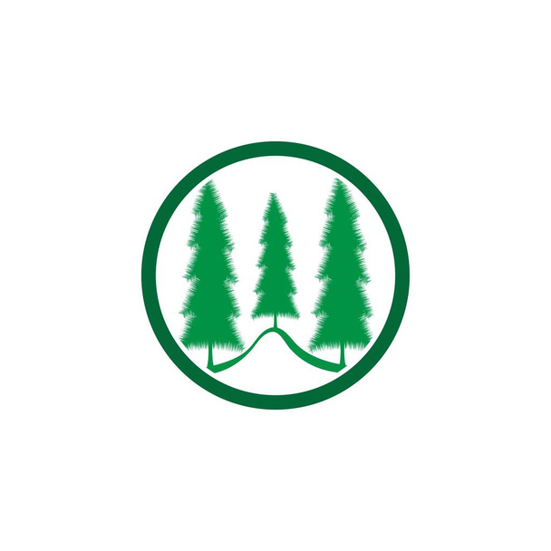 Weihnachtsbaum-Logo  - Vektor, Bild