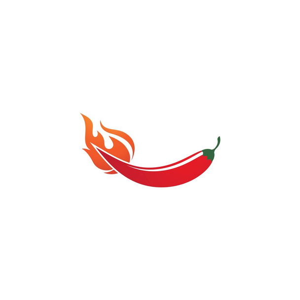 Hot Chili illüstrasyon logo vektörü - Vektör, Görsel