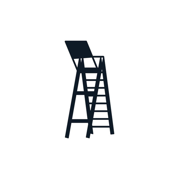 Ідеї логотипу стільця охорони узбережжя. Дизайн логотипу натхнення. Шаблон
  - Вектор, зображення