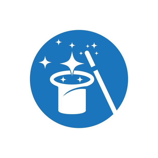 Zauberstab-Logo - Vektor, Bild