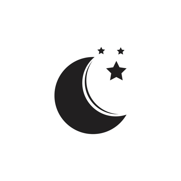 Moon ilustration logó  - Vektor, kép