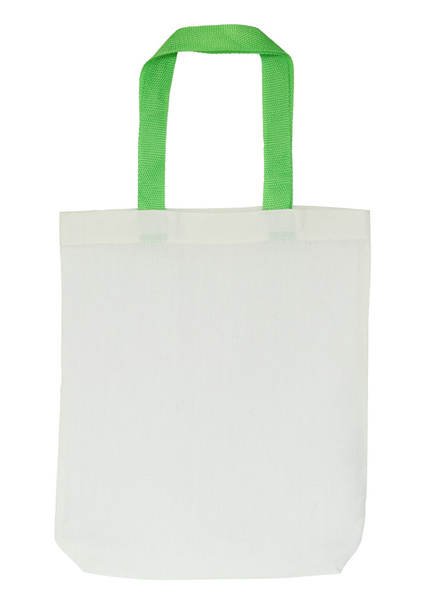 torba tkaninowa izolowana na białym tle ze ścieżką wycinania - Zdjęcie, obraz