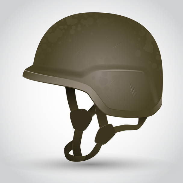 Vector army helmet illustration - Vector, afbeelding