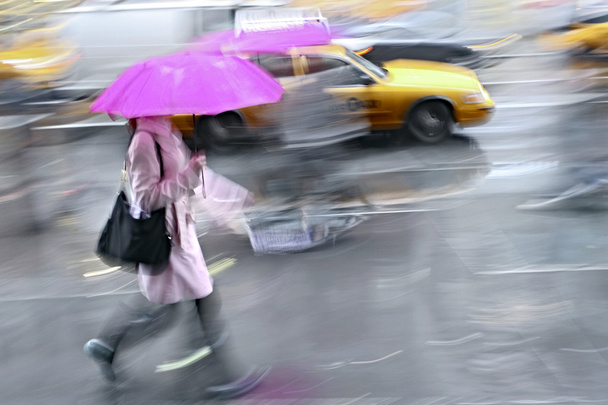 rainy day motion blur - Фото, зображення