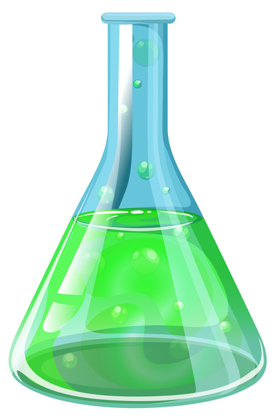 A laboratory flask - Vector, Image