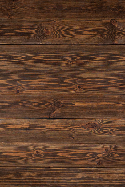handmade brown wood background aged horizontal pattern - Foto, Bild