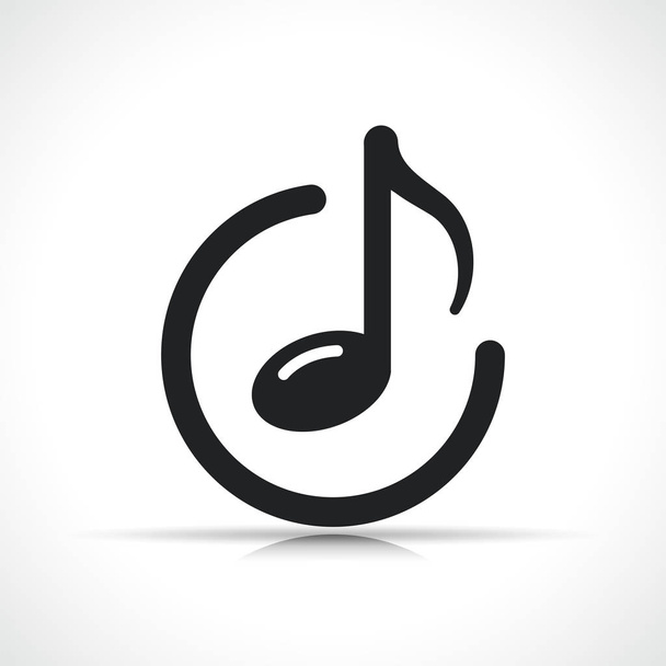Vector music note icon symbol - Vektör, Görsel