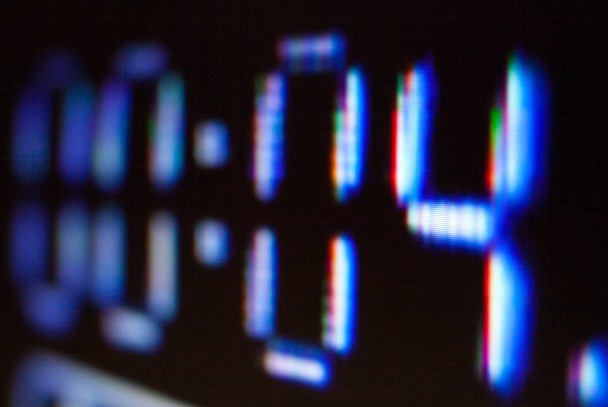 Numbers on the screen. - 写真・画像