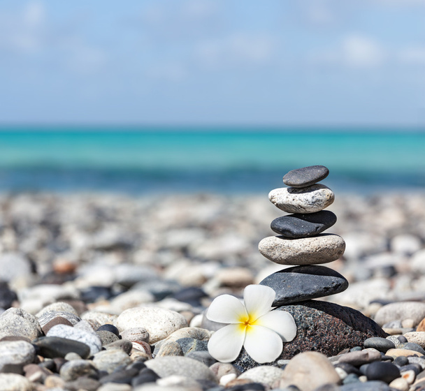 Zen dengeli taş yığını - Fotoğraf, Görsel