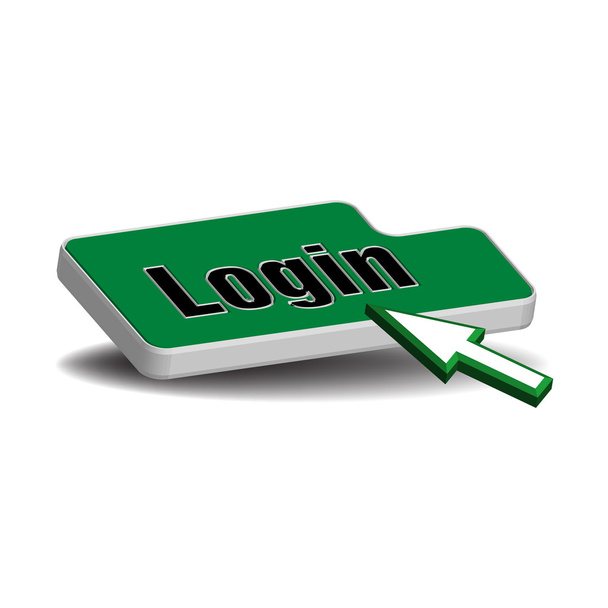 Login button - Vetor, Imagem