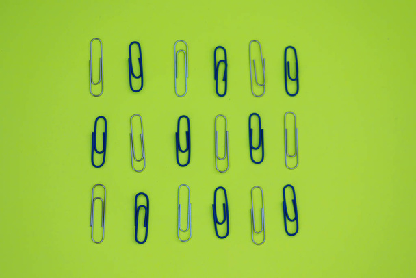 Group of money clips in a row - Valokuva, kuva