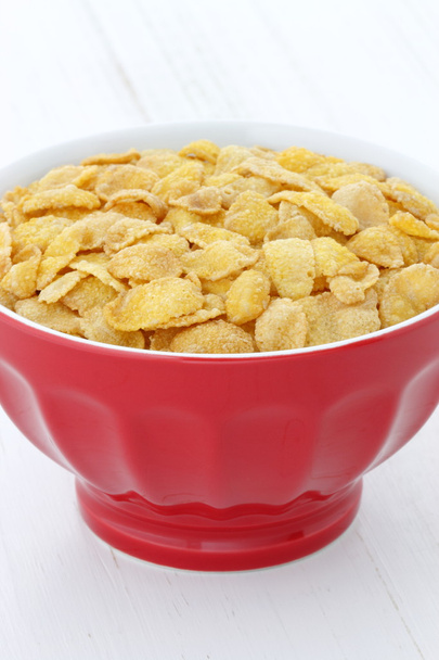 delicioso desayuno copos de maíz
 - Foto, imagen