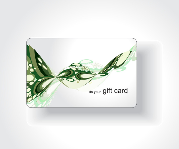 Beautiful gift card - Vector, Image