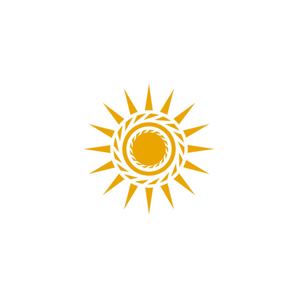 Logo słońca ikona projekt wektor szablon - Wektor, obraz