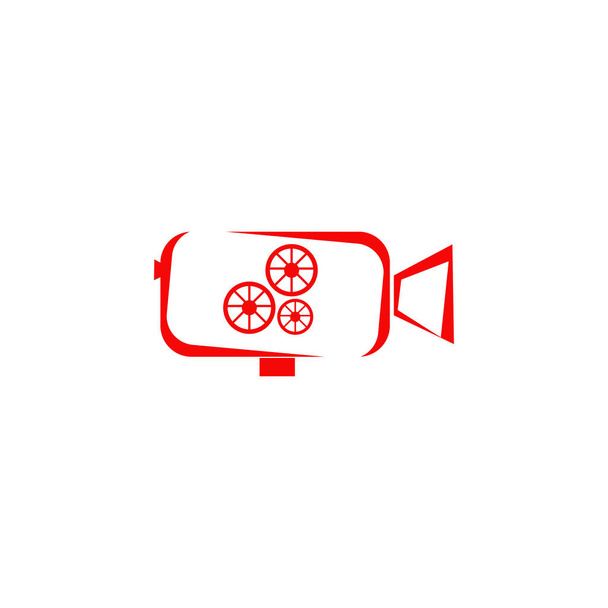 Векторный шаблон логотипа компании-производителя фильмов
 - Вектор,изображение