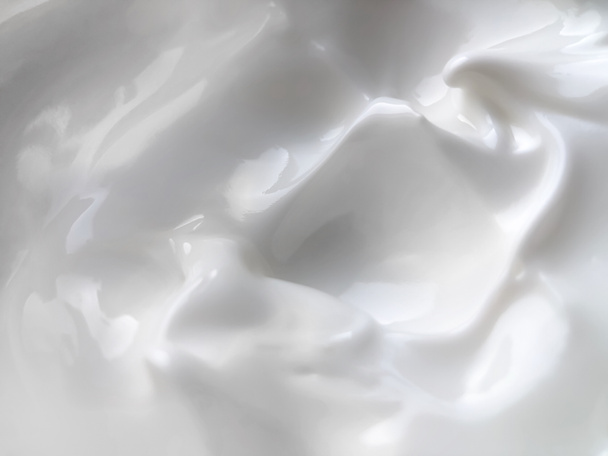 Textur der weißen Creme für care.Beauty Hintergrund. - Foto, Bild