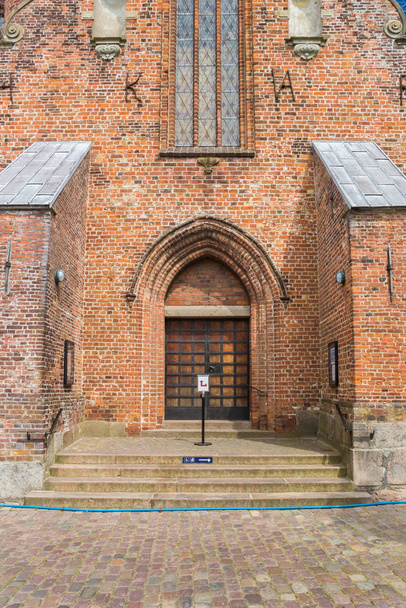 Entrance to the Domsogn church of Haderslev - Photo, Image