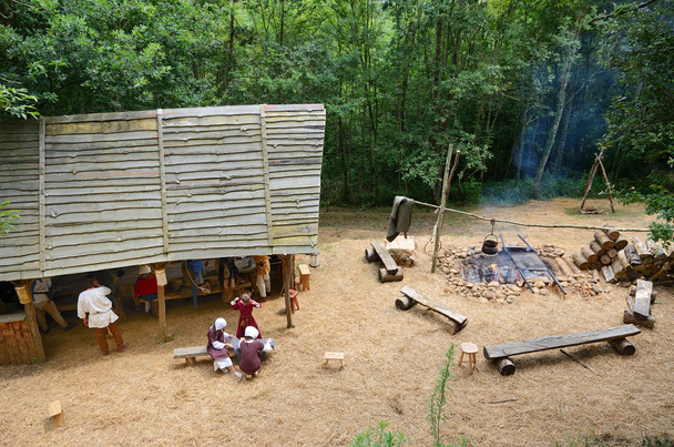 middeleeuwse hut - Foto, afbeelding