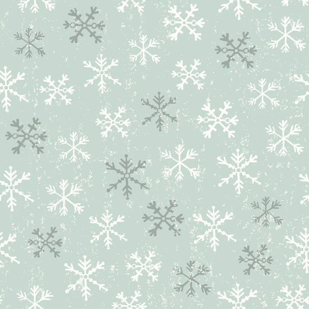 sneeuwvlok retro naadloze - Vector, afbeelding