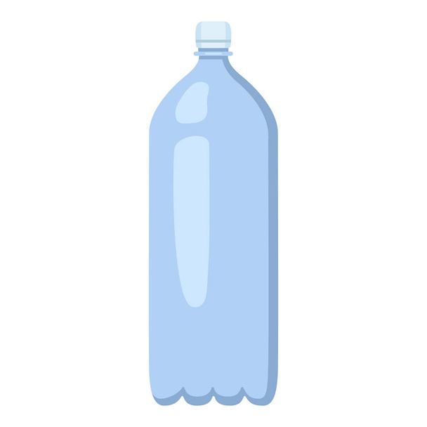Icône de bouteille en plastique plat vectoriel
 - Vecteur, image