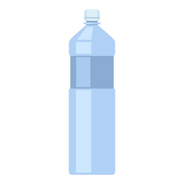 Vector plano de plástico icono de la botella
 - Vector, imagen