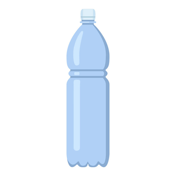 Vector plano de plástico icono de la botella
 - Vector, Imagen