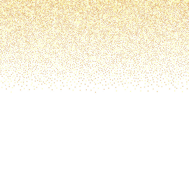 Isolated golden dust particles. - Vector, Image