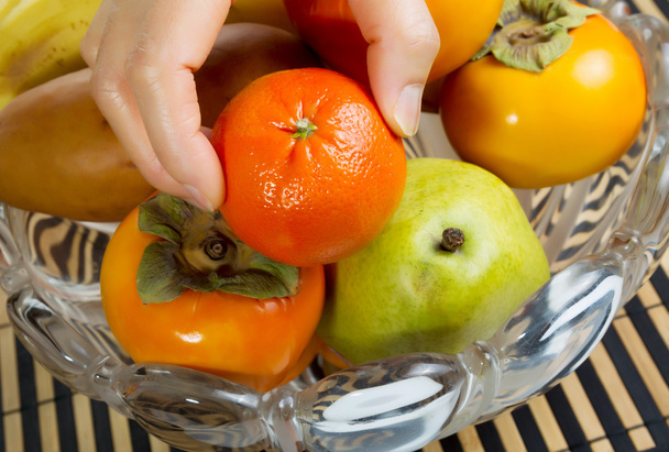 Auswahl gesunder Früchte - Foto, Bild